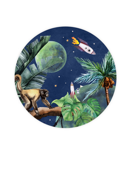 Creative Lab Amsterdam From Jungle to Space Wallpaper Circle