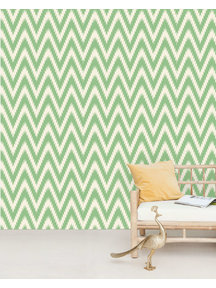 Creative Lab Amsterdam Ikat Green Wallpaper