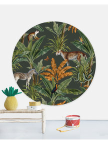 Creative Lab Amsterdam Mighty Jungle Wallpaper Circle