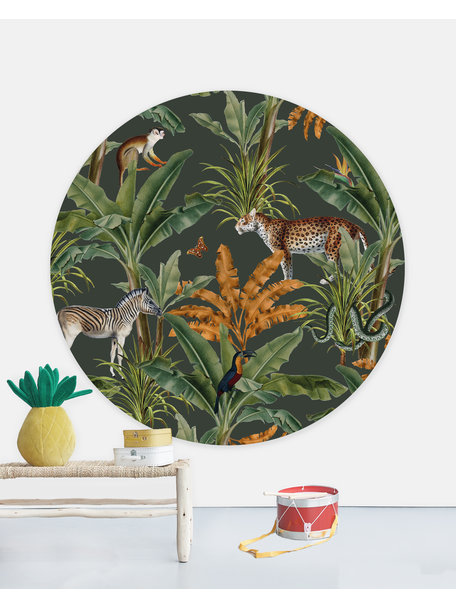 Creative Lab Amsterdam Mighty Jungle Wallpaper Circle