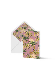 Creative Lab Amsterdam Purple Bananas Greeting Card per 6