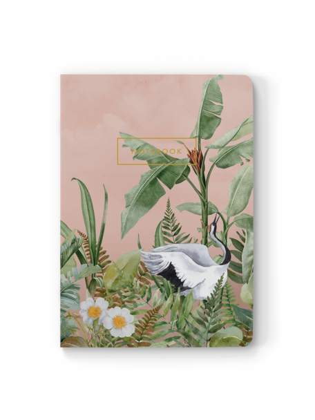 Creative Lab Amsterdam Dancing Crane Birds Notebook per 6