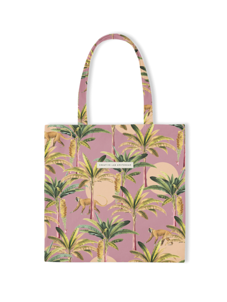 Creative Lab Amsterdam Tote Bag Purple Bananas per 3