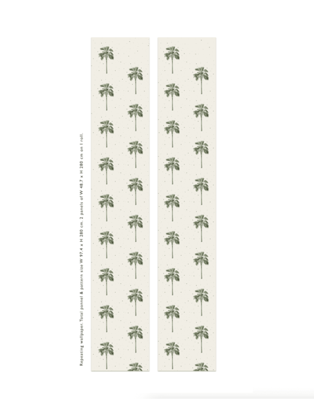 Creative Lab Amsterdam Palm Star Pattern Wallpaper