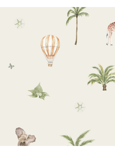 Creative Lab Amsterdam Go Go Safari Pattern Wallpaper