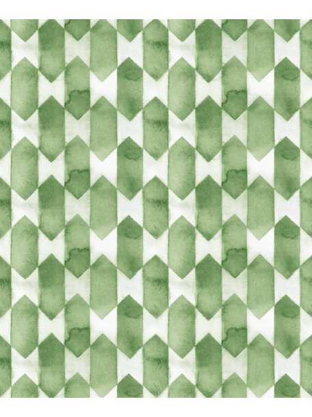 Creative Lab Amsterdam Watercolour Checked Green Pattern Wallpaper