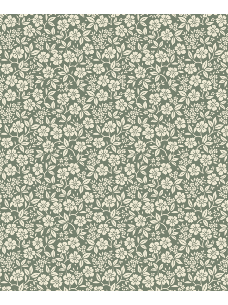 Creative Lab Amsterdam Flower Shower Green Pattern Wallpaper