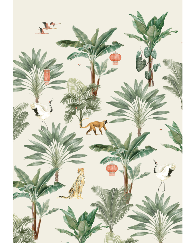 Lovely Jungle Wallpaper Mural Creative Lab Amsterdam B2B