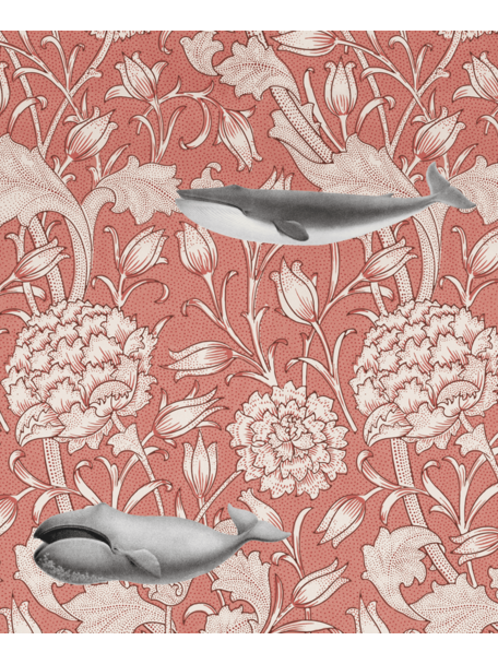 Creative Lab Amsterdam Whaliam Morris Coral Wallpaper Mural