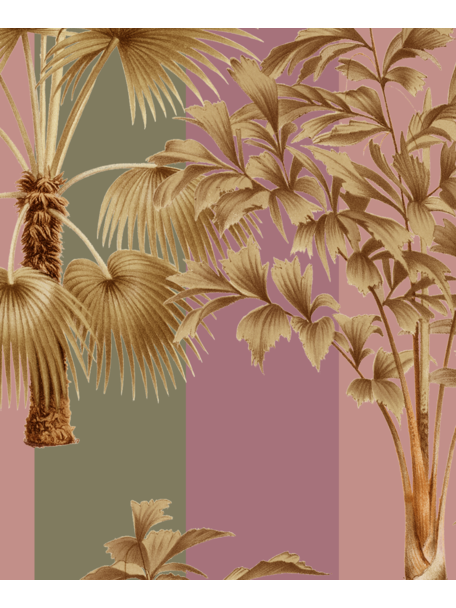 Creative Lab Amsterdam Golden Palms Mural Gold Wallpaper