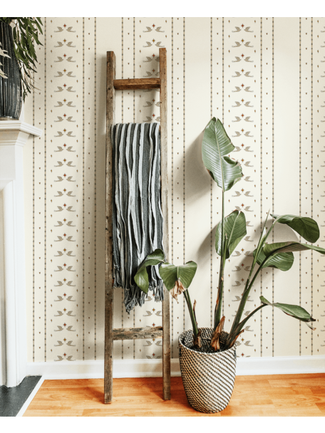 Creative Lab Amsterdam Lucky Pigeon Offwhite Wallpaper