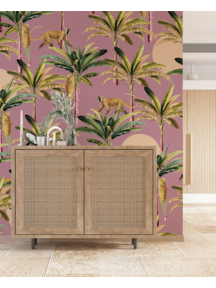 Creative Lab Amsterdam Purple Bananas Wallpaper Mural