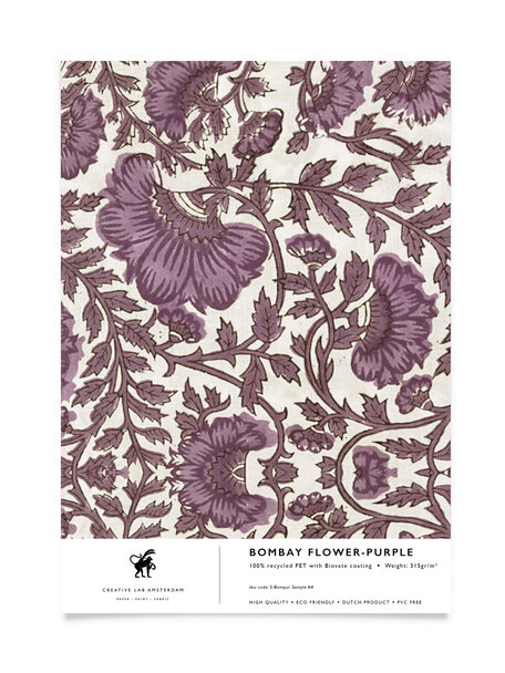 Bombay Flower Purple Sample