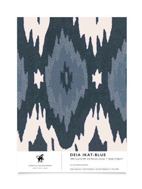 Deia ikat Blue