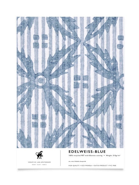 Edelweiss Blue Sample