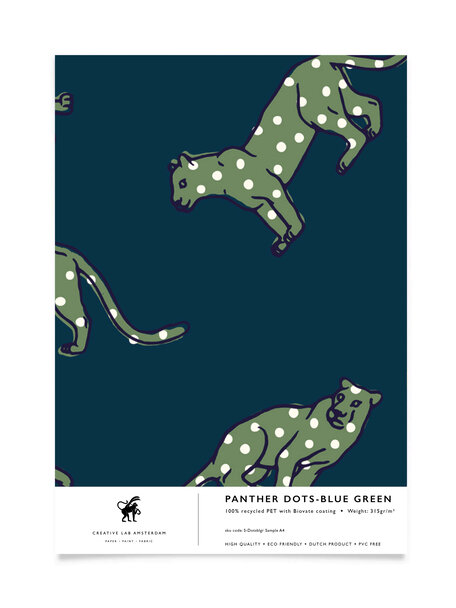 Panther Dots Blue/green