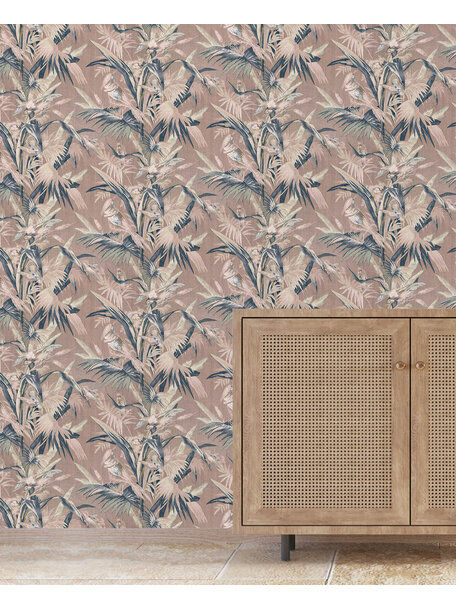 Vintage Feathers Light  Wallpaper