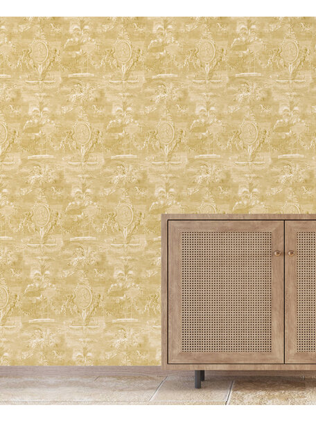 Versailles Yellow  Wallpaper