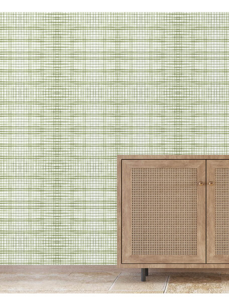 Tartan Green  Wallpaper