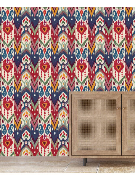 Ikat Bold  Wallpaper