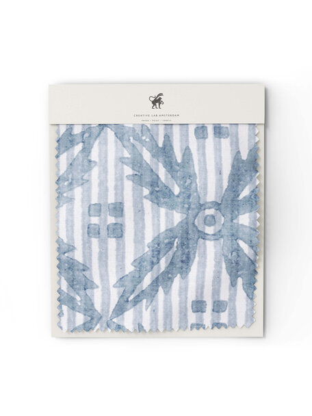 Edelweiss Blue Fabric Sample