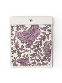 Bombay Flower Purple Fabric Sample