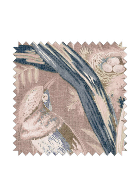 Vintage Feathers Light Fabric