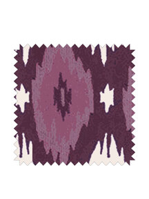 Deia ikat Fabric  Purple