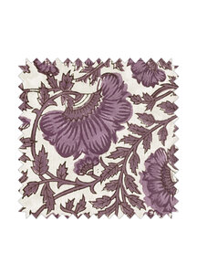 Bombay Flower  Fabric Purple