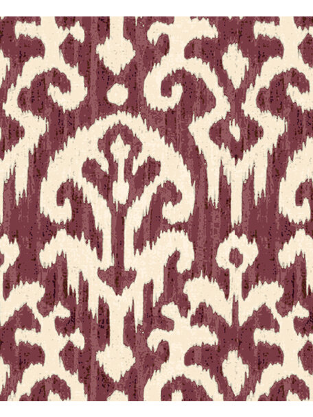 Pachacuti Red Bathroom Wallpaper