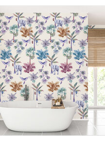 National Park Bold Bathroom Wallpaper