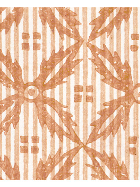 Edelweiss Orange Bathroom Wallpaper