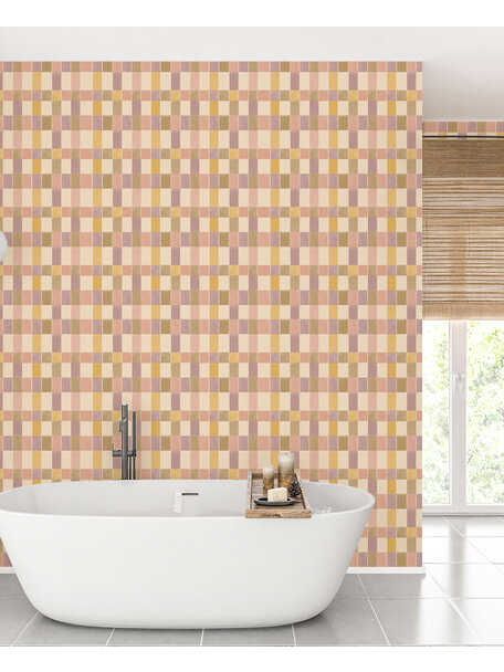 Checkmate 1 Bathroom Wallpaper