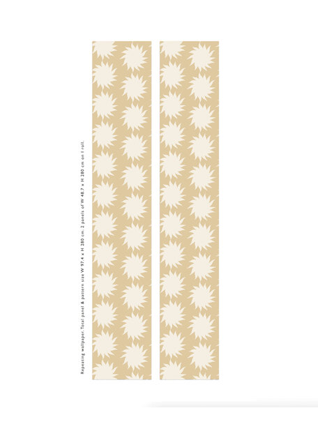 Sunny Yellow Repetive wallpaper