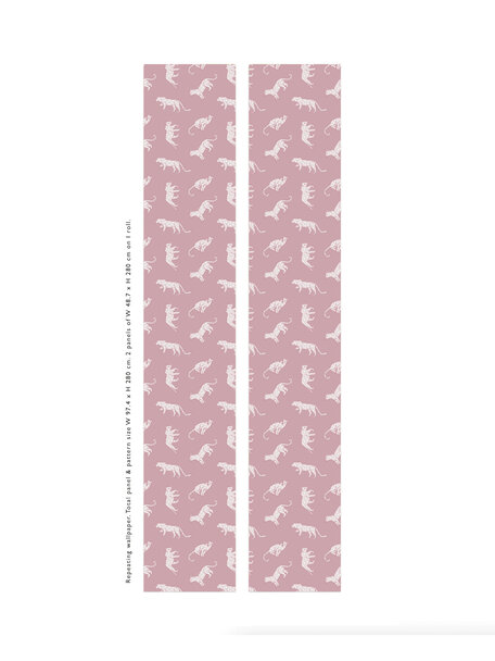 Panther Dots Pink Repetive wallpaper