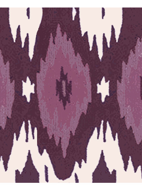 Deia ikat Purple Repetive wallpaper