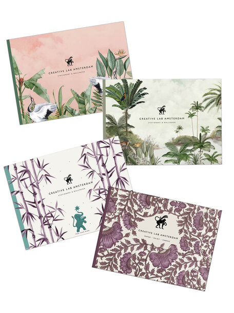 Creative Lab Amsterdam Wallpaper Sample Book package - set of 4