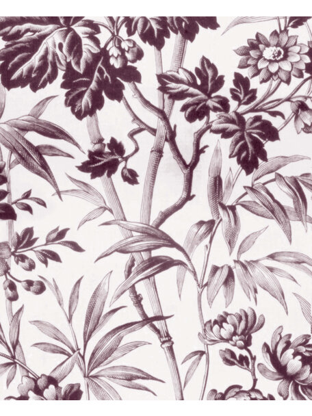 Vintage Bamboo Purple  Wallpaper