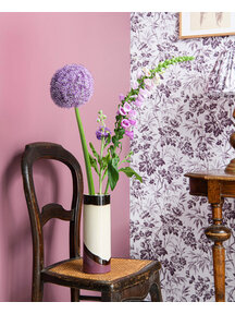 Vintage Bamboo Purple Customised Wallpaper