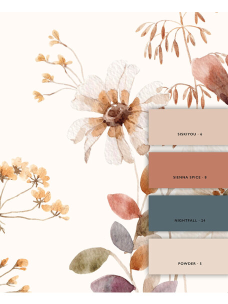 Dusty Flower Wallpaper