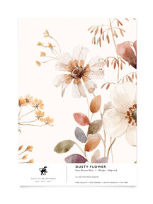 Dusty Flower Wallpaper Sample