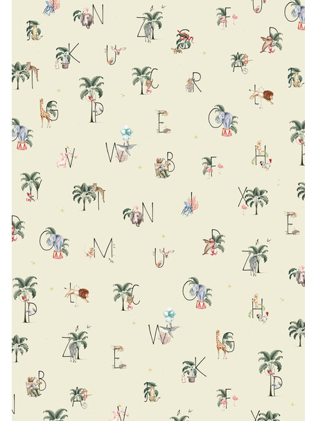 ABC Wallpaper Mural