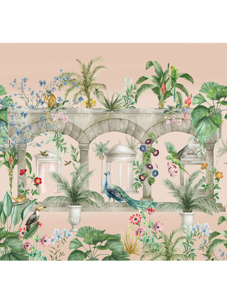 Floral Arches Wallpaper Mural