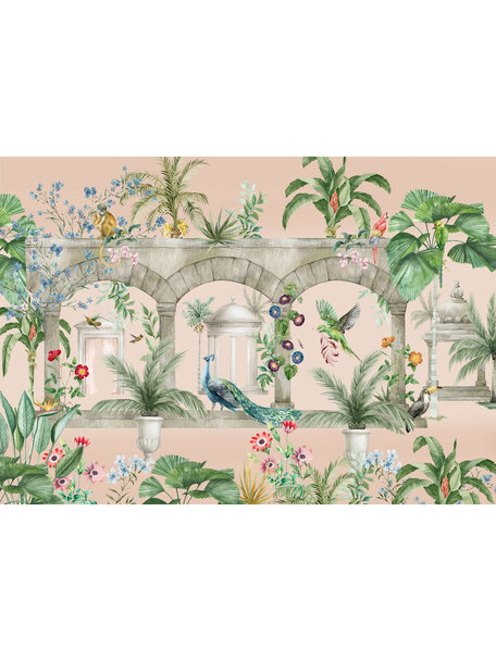 Floral Arches Wallpaper Mural