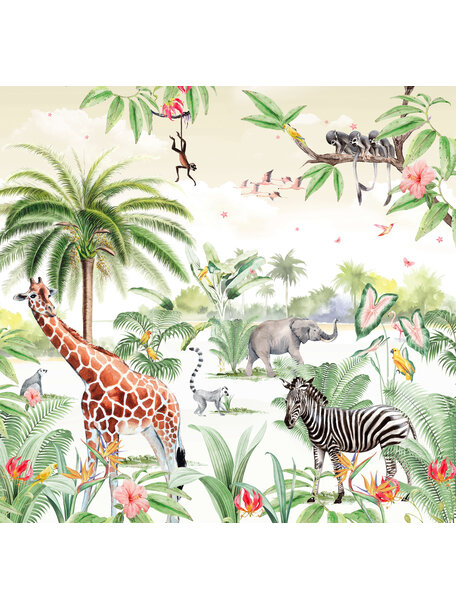 Jungle Tales Wallpaper Mural