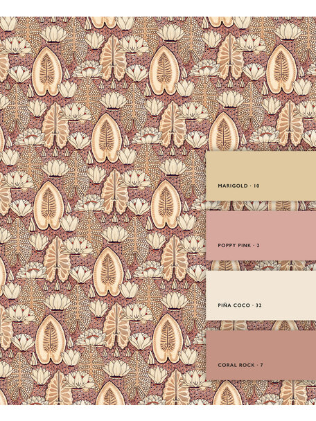 Lily Serenade Pink Wallpaper Mural