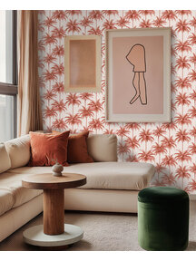 Miami Orange Wallpaper Mural