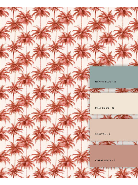 Miami Orange Wallpaper Mural