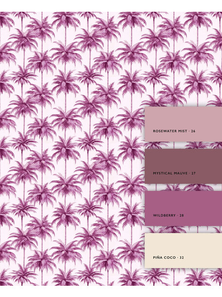 Miami Purple Wallpaper Mural