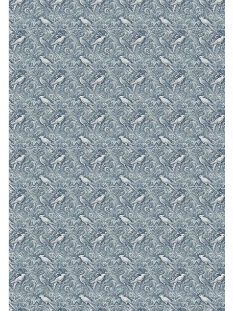 Plume Royale Blue Wallpaper Mural